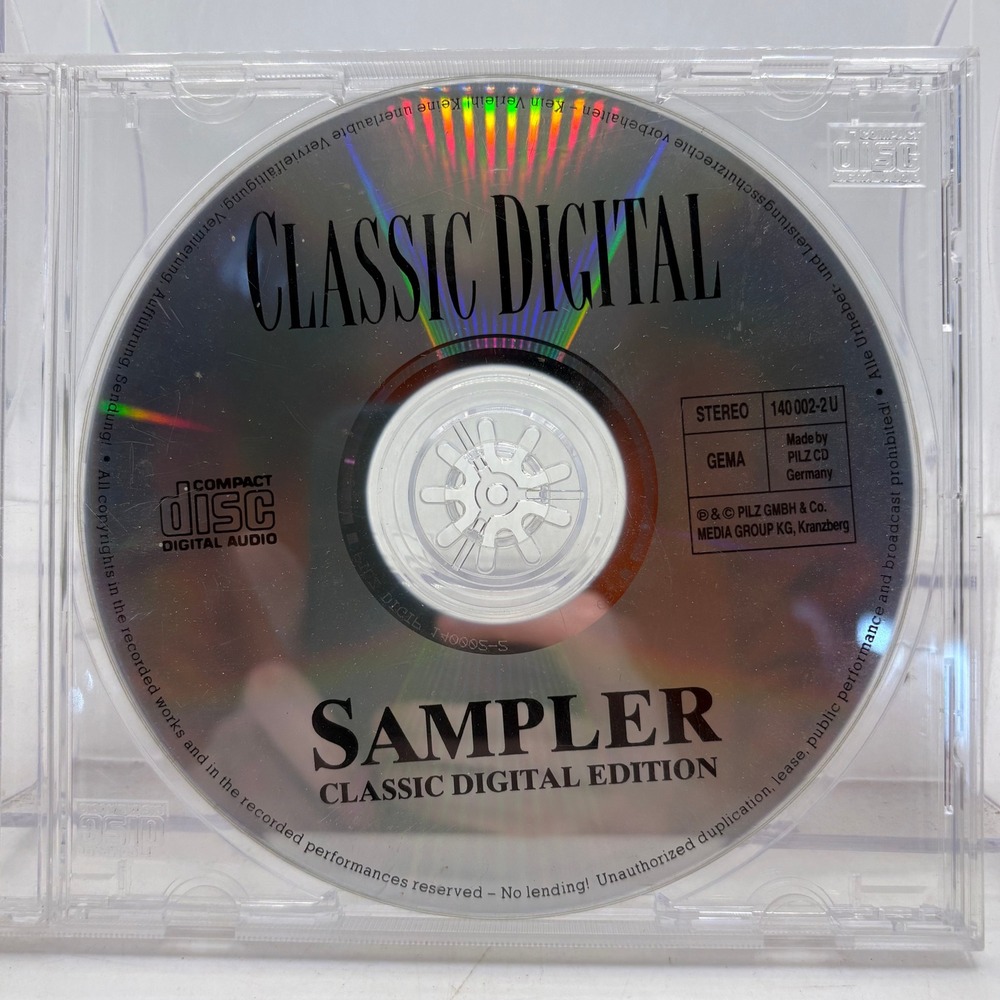 Classic Digital Sampler Classic Digital Edition CD 140 002-2 U Pilz Germany GEMA